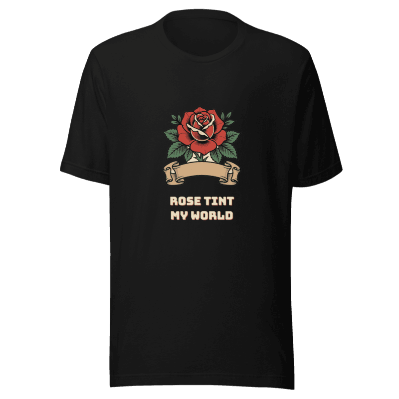 RetroPuns — Rose Tint My World Tee