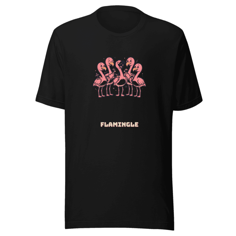 RetroPuns — Flamingle Tee