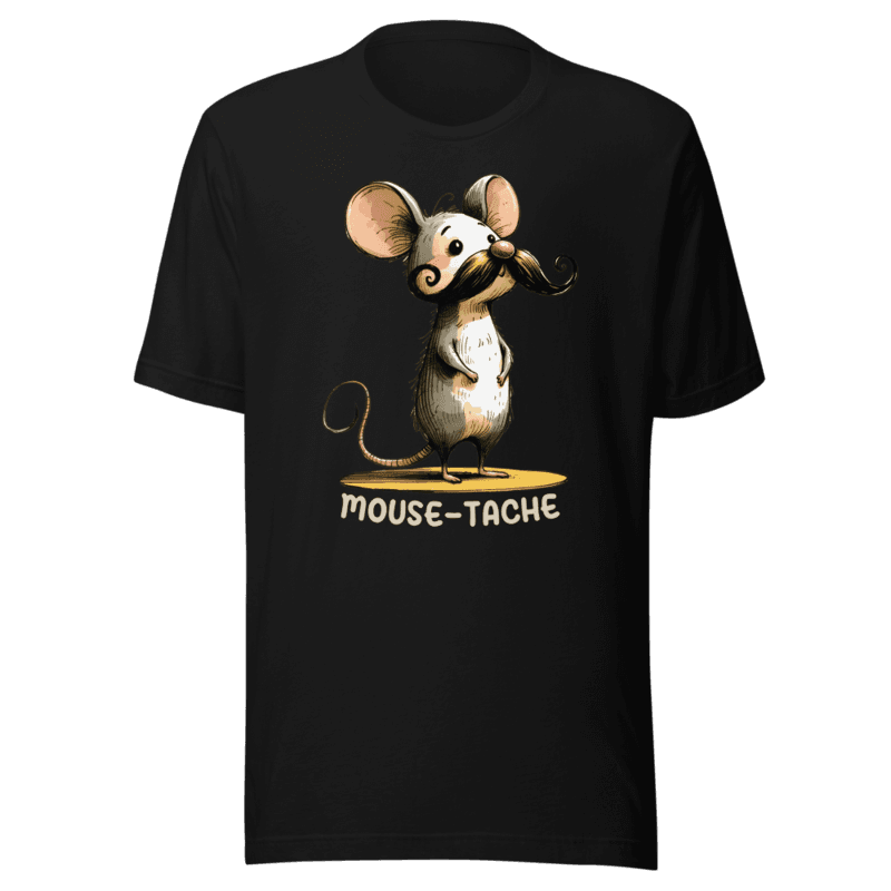 RetroPuns — Mouse-Tache Tee
