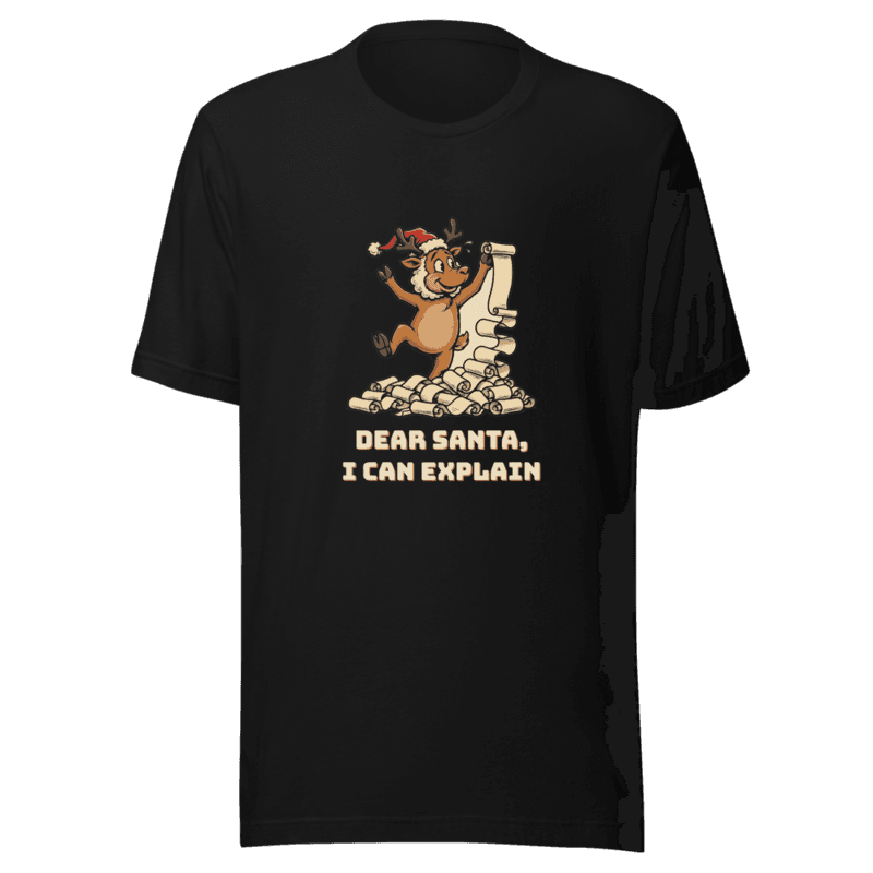 RetroPuns — Dear Santa, I Can Explain Tee