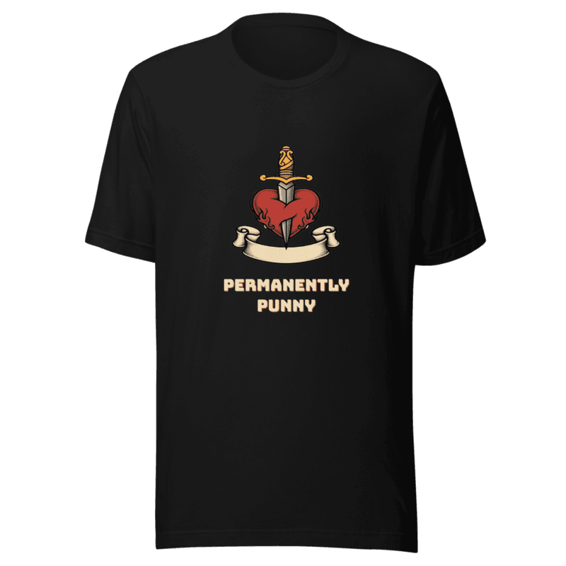 RetroPuns — Permanently Punny Tee