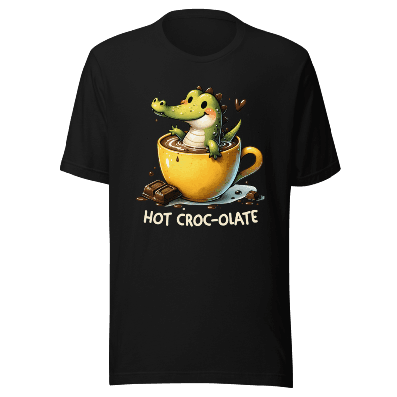 RetroPuns — Hot Croc-Olate Tee