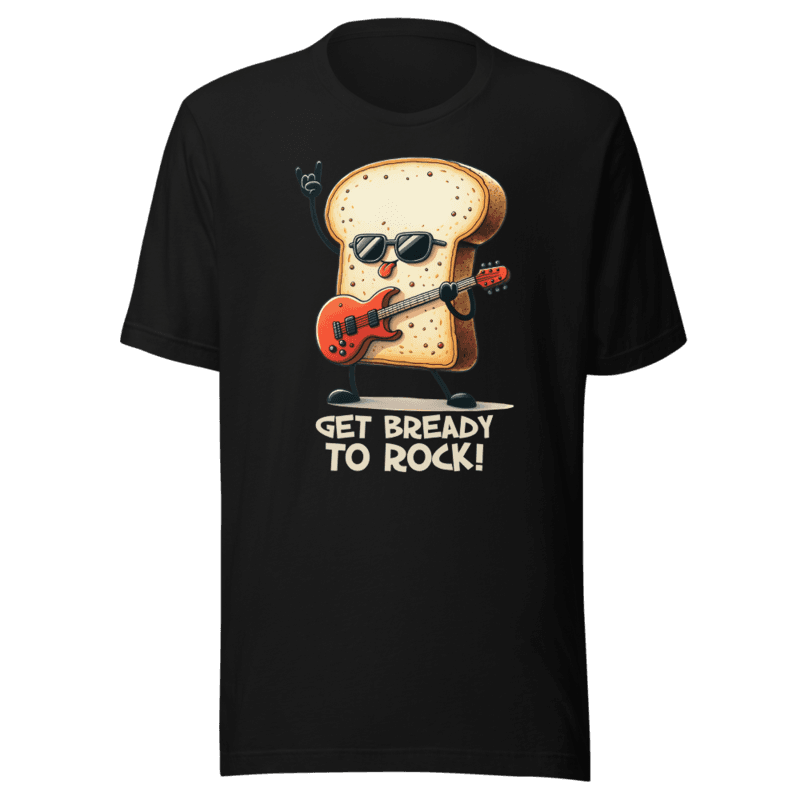 RetroPuns — Get Bready to Rock Tee