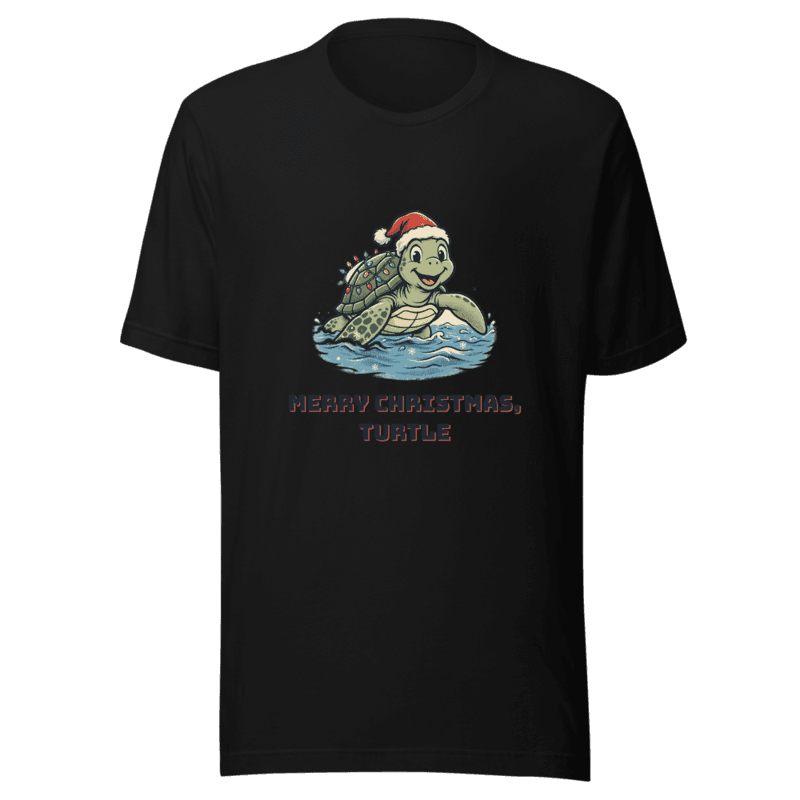 RetroPuns — Merry Christmas, Turtle Tee