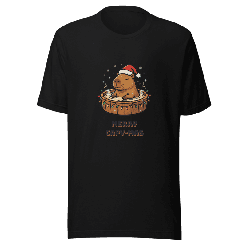 RetroPuns — Merry Capy-mas Tee