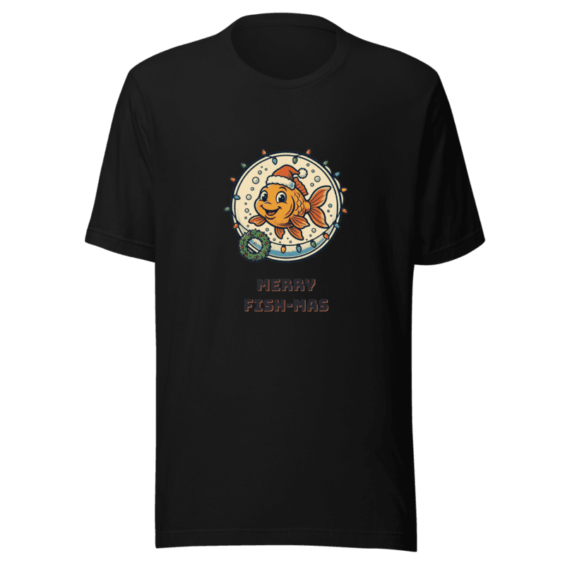 RetroPuns — Merry Fish-mas Tee