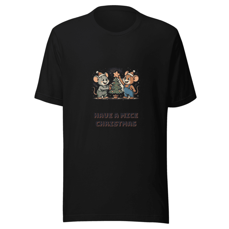 RetroPuns — Have a Mice Christmas Tee